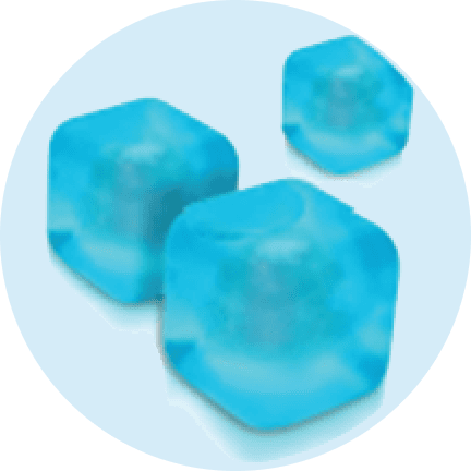 Reuseable ice cubes